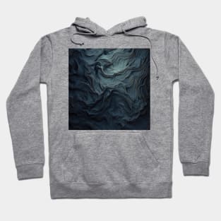 Stylized Silver Stone Surface Hoodie